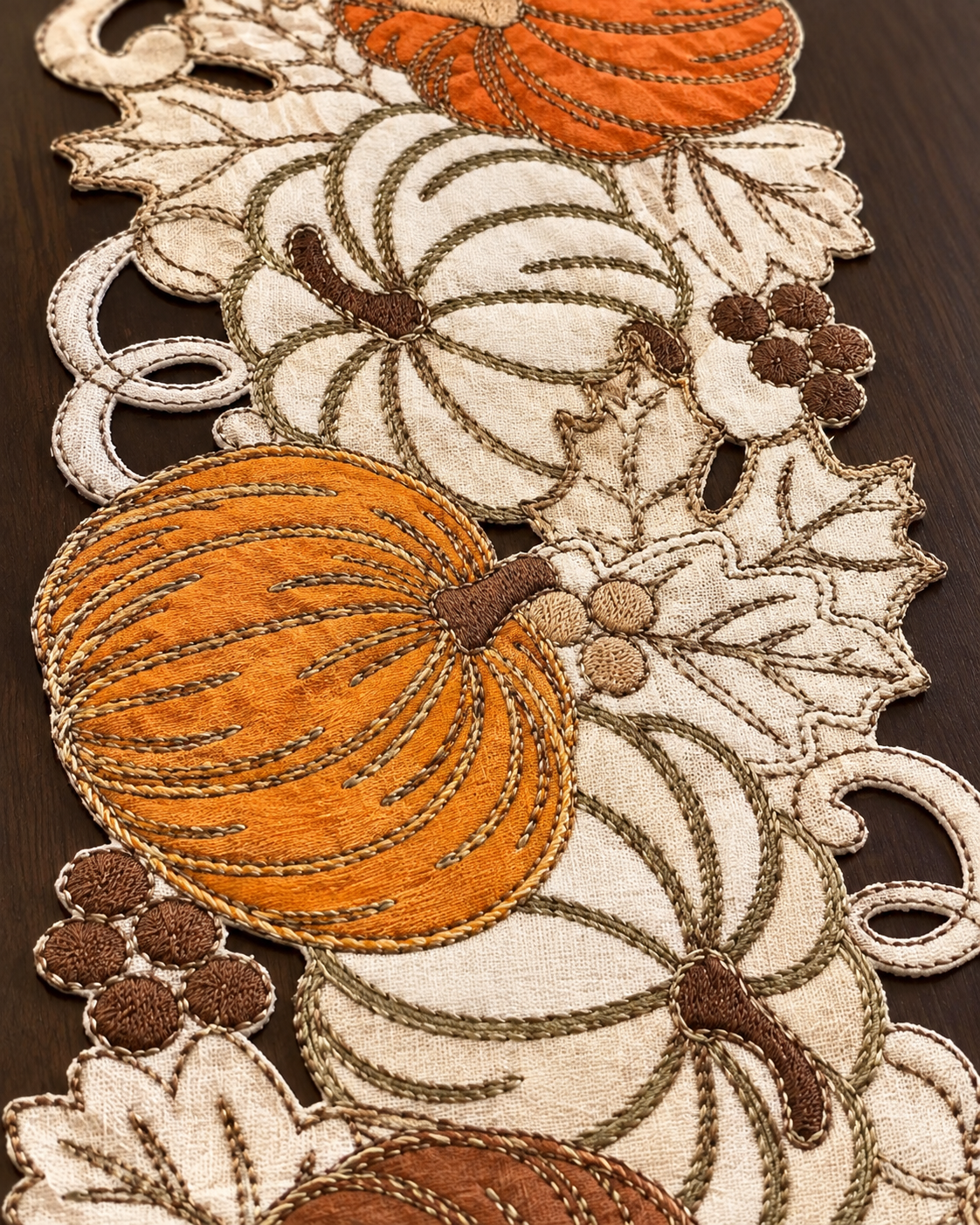 Őszi avarvarázs asztali futó terítő - 40 x 110 cm