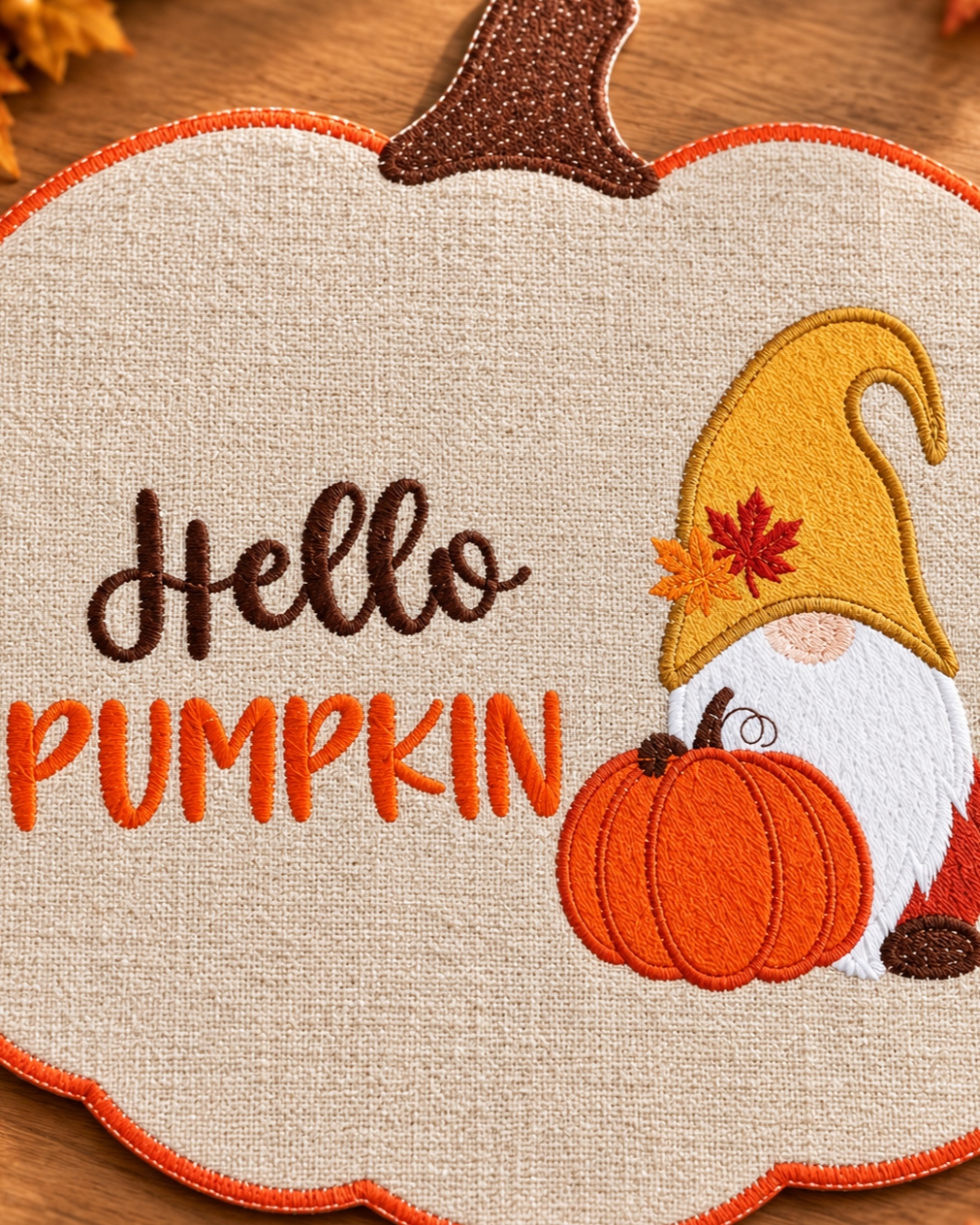 Pumpkin Manó – Őszi Sütőtök Alátét 37 × 34 cm