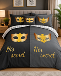 His/Her Secret Maszkos 6 részes páros ágynemű szett
